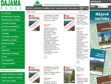 Tablet Screenshot of dajamabooks.sk